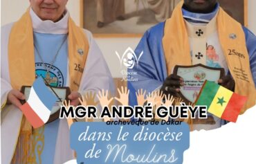 Monseigneur Gueye dans le dicoèse de Moulins IG-1