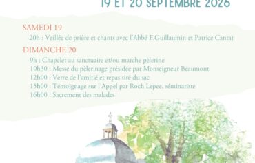 Pélerinage marial 19 et 20.09.26