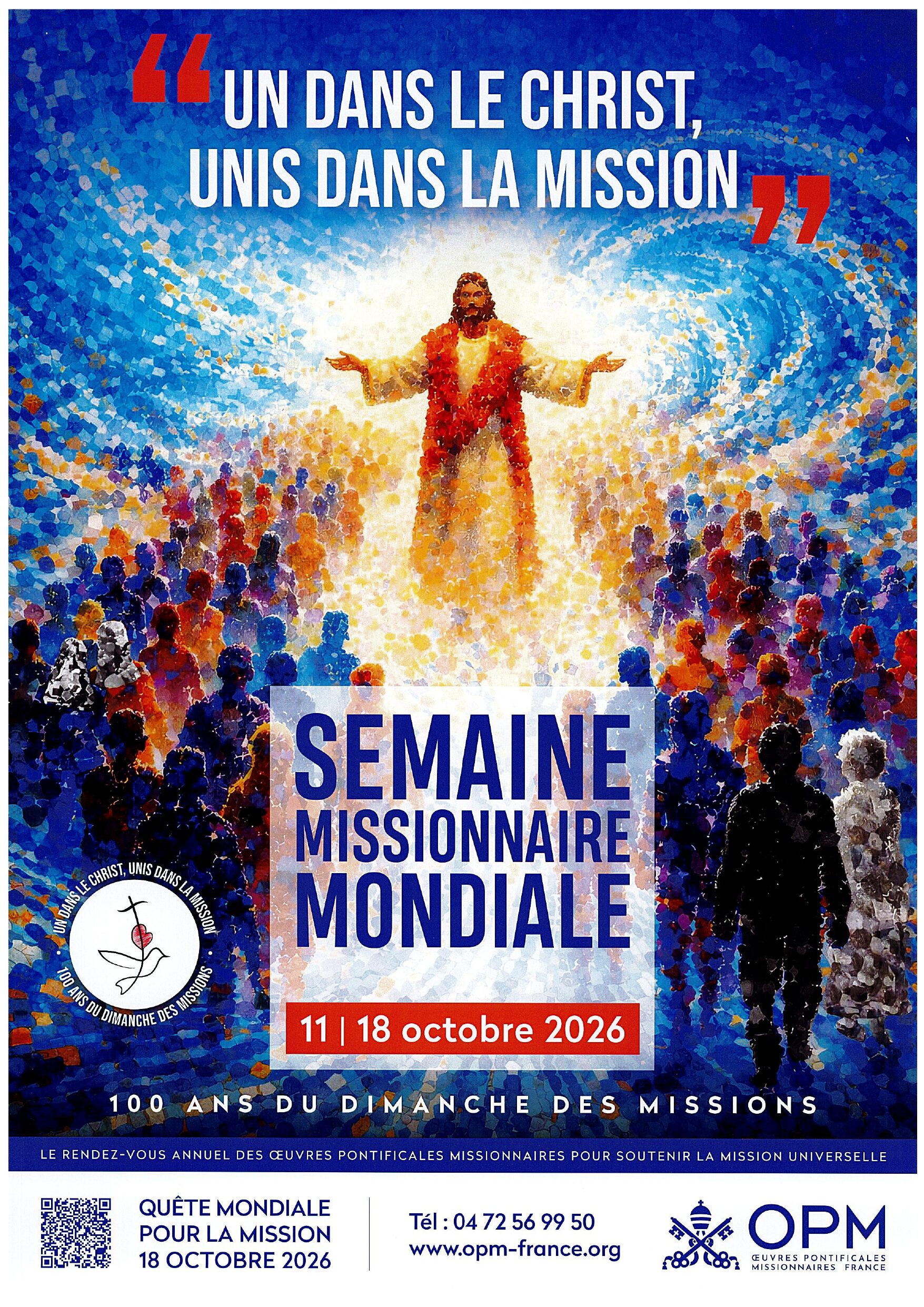 11-18 octobre 2026 : Semaine missionnaire mondiale
